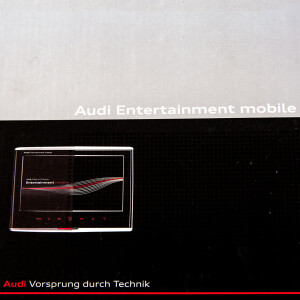 Genuine Audi Entertainment Mobile DVD TV NEW OE-Nr....