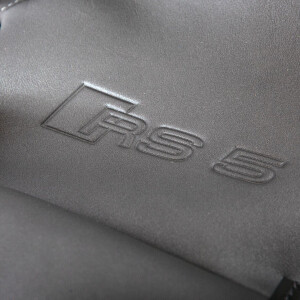 Genuine Audi RS5 Recaro Leather Seatcover Backrest NEW...