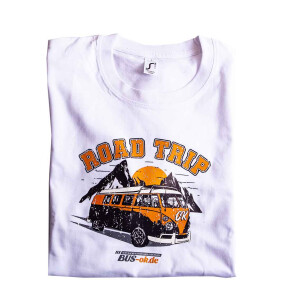 T-Shirt Road Trip in white