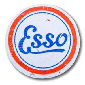Aufkleber "Esso" Retro-Vintage-Style