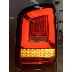 T5 LED Rücklichter Rot mit dynamischem Blinker  Paar