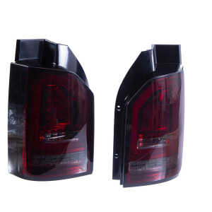 T6 LED Rücklichter Rot/Rauch mit dynamischem Blinker...