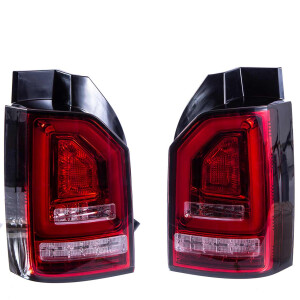 T6 LED Rücklichter Rot/Klar mit dynamischem Blinker...