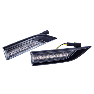 T6 LED Side Repeaters -Clear - Pair 2016-