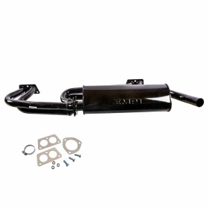 Type2 bay T25 Empi quiet pack exhaust, Typ4 engine 1,7l -...