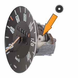 Type2 bay gear speedometer without trip, 8.73 - 7.79, Oem...