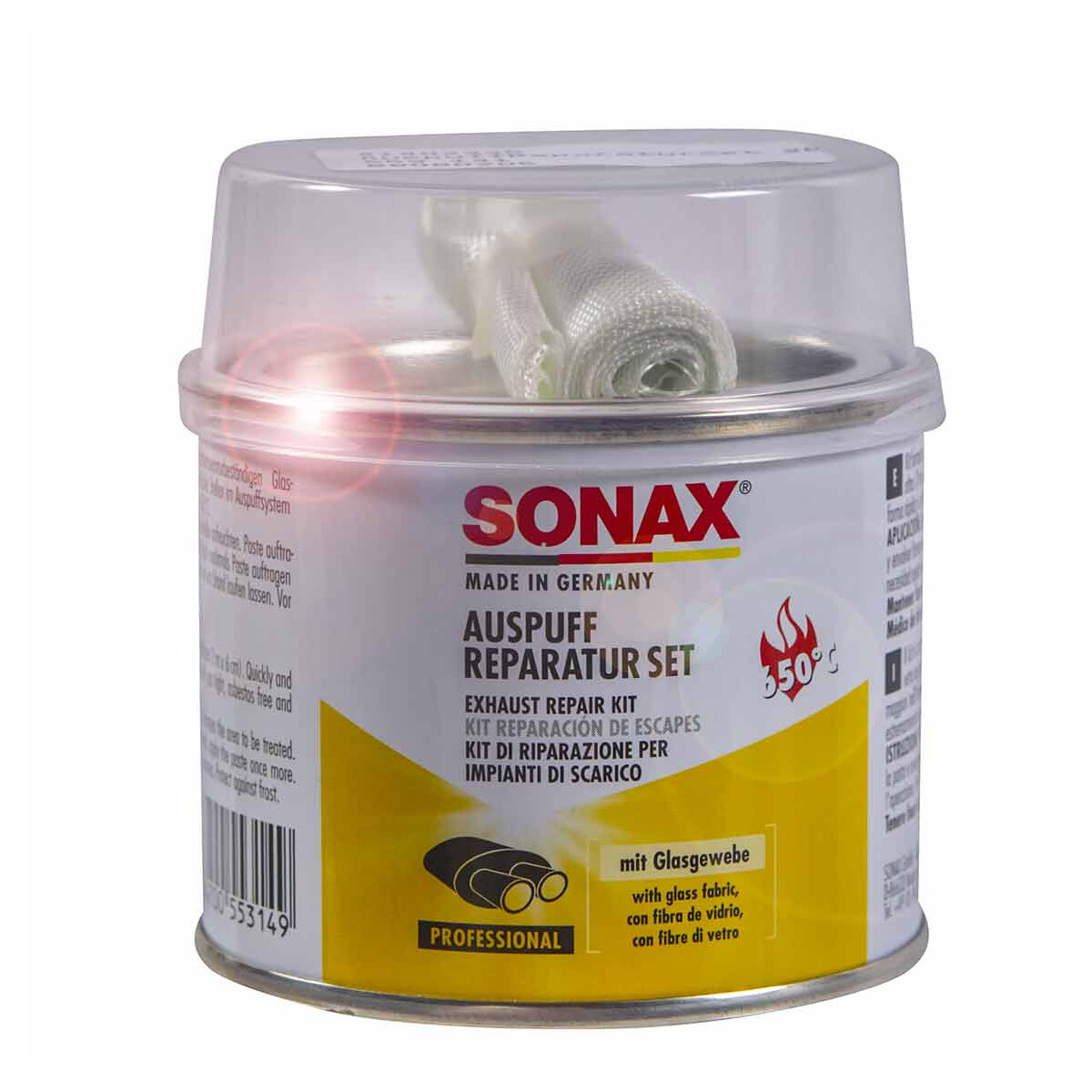 Original Sonax Auspuff Reparatur Set mit Glasgewebe 200g - , 7,15 €