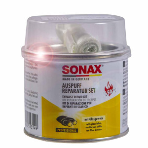 Original Sonax Auspuff Reparatur Set mit Glasgewebe 200g