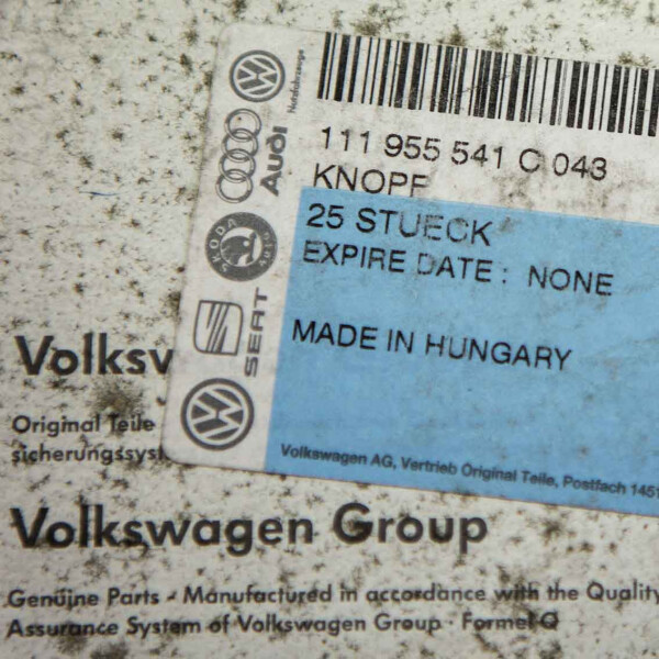 T2 u. T3 Knopf für Schalter Volkswagen Originalteil Verglnr. 11195554,  16,25 €