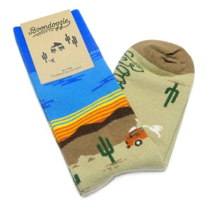 Desert Westy Socks with Westfalia Campervan