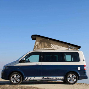 T5 T6 Camper Roof 2.0 black with open sky beige with TUV