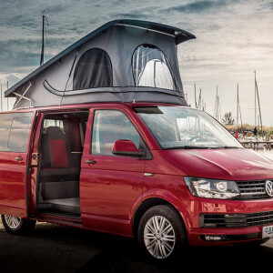 T5 T6 Camper Roof 2.0 black with open sky grey with TUV