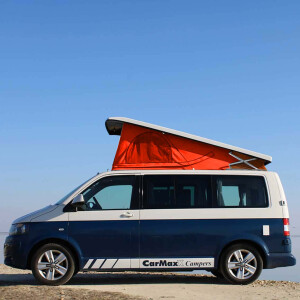 T5 T6 Camper Roof 2.0 white with open sky orange with TUV
