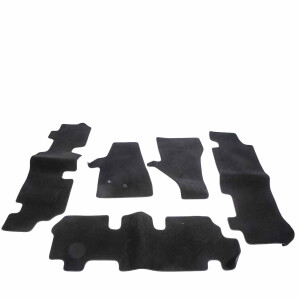 T5 Carpet-Set 5 pieces Top Premium Quality black OEM-Nr....