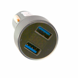 12V 2fach-Steckdose USB 3.1 mit Bordspannungsanzeige für Zigarettenan,  11,10 €