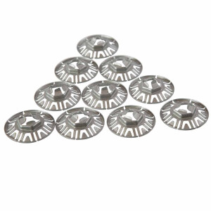 T4, T5 and T6 Heat shield clamping washer, 10 pieces, OEM...