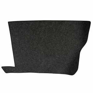 Type2 carpet for the trunk with spare wheel cutout black