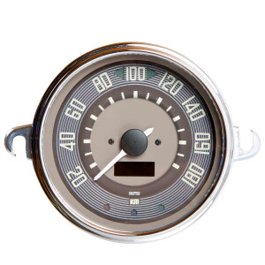 T1 Smiths Tachometer Digital bis 180km /h, braun, Top